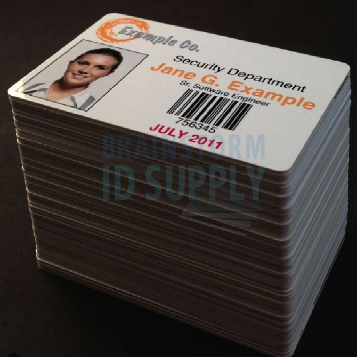 PVC kartica za tiskanje z inkjet tiskalniki OBOJESTRANSKA VODOODPORNA